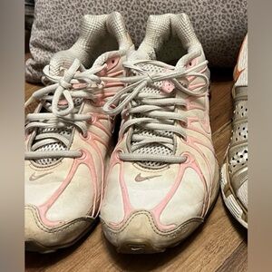 Vintage Nike Shox Women's Sneakers- Pink/White Leather